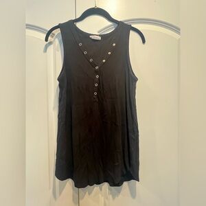 Black Sleeveless Top